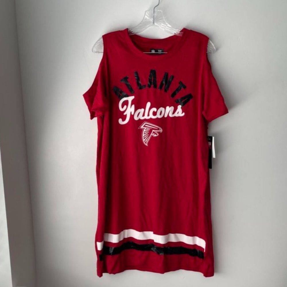 G-III NFL Atlanta Falcons Cold Shoulder Mini Dress - Picture 2 of 9